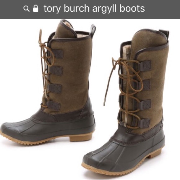Brand New Tory Burch Argyll Winter Boots - Picture 7 of 7